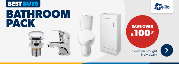 save over £290* when purchased together - vitellio bathroom pack 
