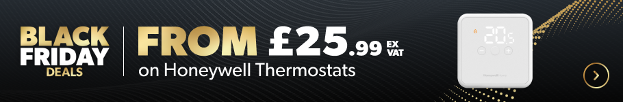 From £25.99 ex vat on Honeywell Thermostats this Black Friday at City Plumbing