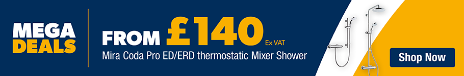 From £140 ex vat on Mira Coda Pro ED/ERD Thermostic mixer shower at city plumbing