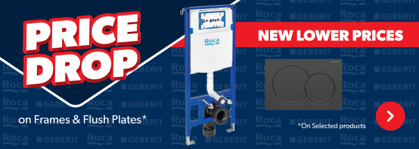 price Drop on Frames & Flush Plates* On selected products. Shop Now