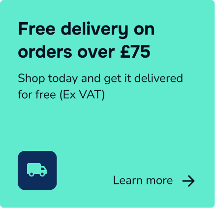 Free Delivery on orders over £75. Shop today and get it delivered for free (ex vat). Learn more