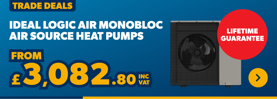 ideal logic air monobloc air source heat pumps from £3,082.80 Inc VAT