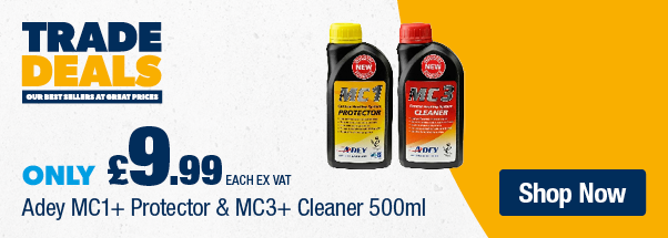 Only £9.99 ex vat Adey cleaner and protector 