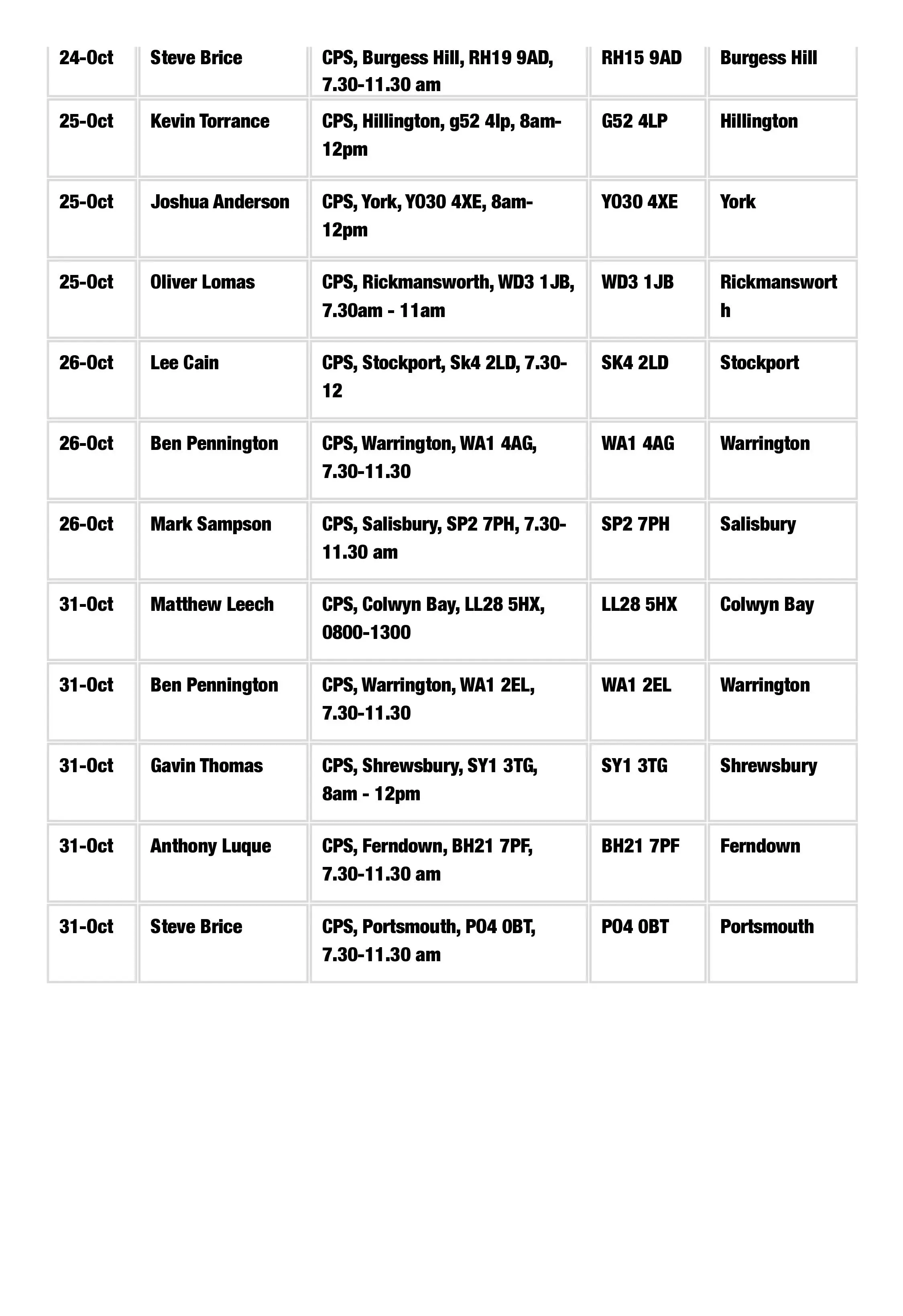 WB Trade Events Calendar 12