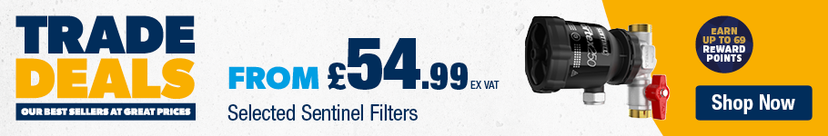 From £54.99 ex VAT on selected Sentinel Filters at city plumbing