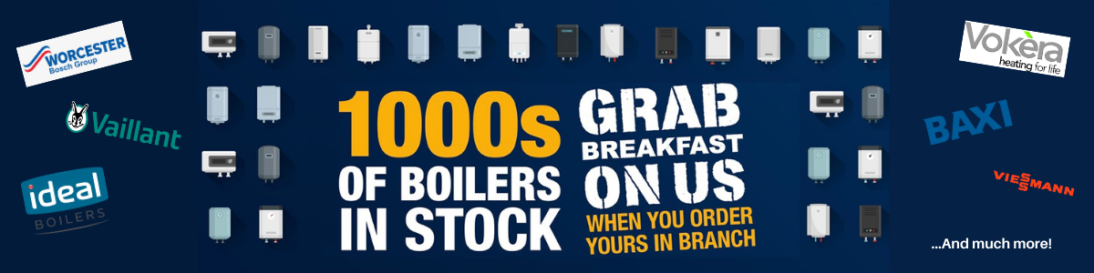 City Plumbing has 1000s of boilers in stock, from trusted brands