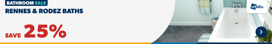 Rennes and Rodez baths. Save 25%. Shop Now