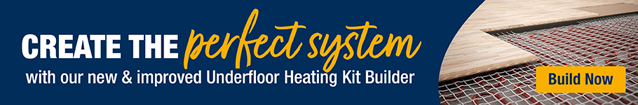 Create the perfect system with our new & improved Underfloor Heating Kit Builder