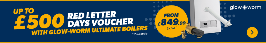 up to £500 red letter days voucher with glow-worm ultimate boilers 