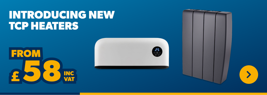 introducing new TCP heaters from £58 inc vat