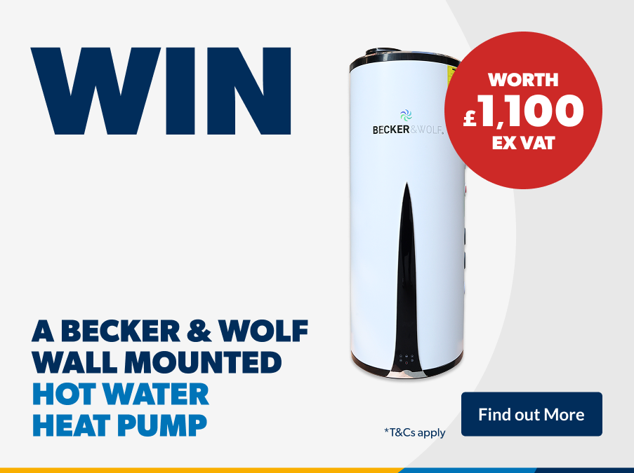 WIN a becker & Wolf wall mounted hot water heat pump 