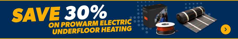 Save 30% on prowarm electric underfloor heating 