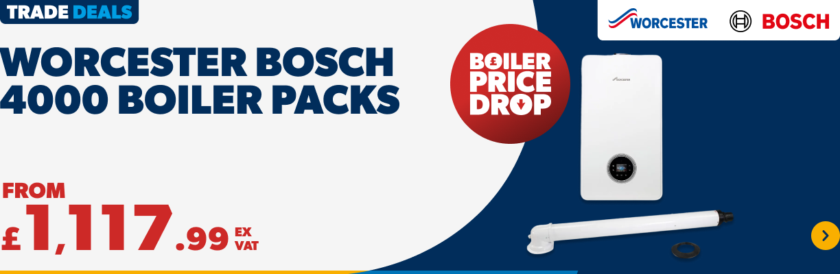from £1117.99 EX VAT worcester bosch 4000 boilers