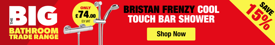 Great prices on Bristan Frenzy Cool Touch Bar Shower this Big Bathroom Trade Range at City Plumbing.