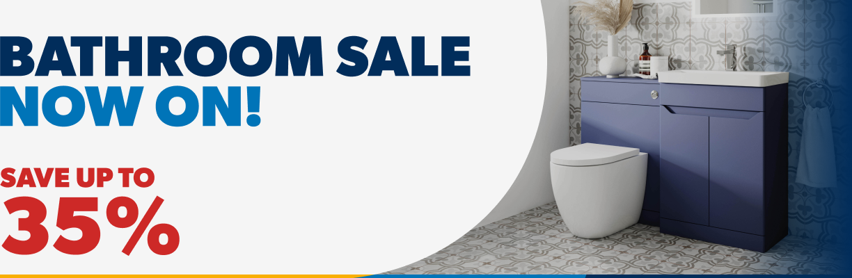 Bathroom Sale ends 30th September 2026 save up to 35%