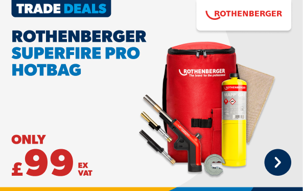 Only £99 ex VAT Rothenberger Superfire Pro Hotbag