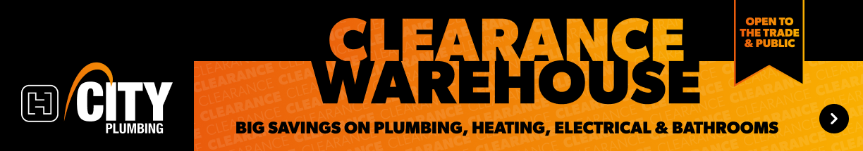 Clearance Warehouse big savings on pulmbing, heating, electrical & bathrooms open to the trade & public