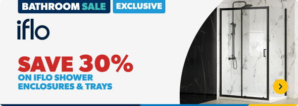 Bathroom Sale. Save 30% on iflo shower enclosure & trays. Shop Now