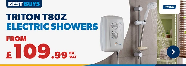 Triton T80Z Electric Showers . From £109.99 Ex VAT. Shop Now