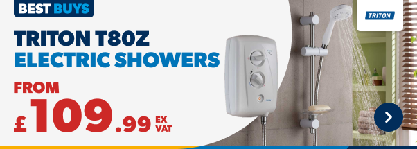 Triton T80Z Electric Showers . From £109.99 Ex VAT. Shop Now