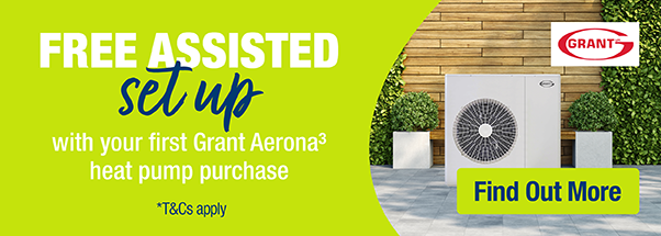 free assisted set up with your first grant aerona3 heat pump purchase 