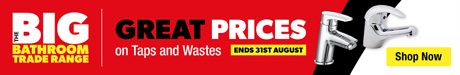 Great prices on Taps and Wastes at City Plumbing