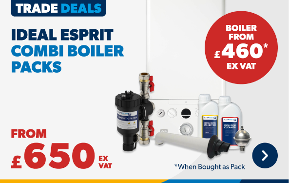 Ideal Esprit Boilers From £600 ex vat with Free Adey Filter!