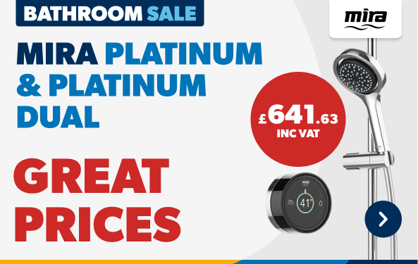 mira platinum & platinum dual - great prices from £641.99 inc vat