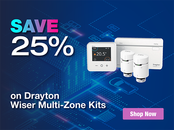 Save 25% on Drayton Wiser Multi-Zone Kits