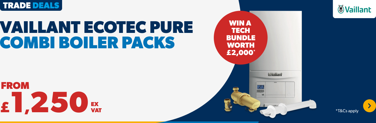 From £1250 ex VAT Vaillant Ecofit Combi Boilers 