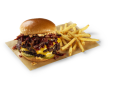 Smoked Brisket Burger + Fries