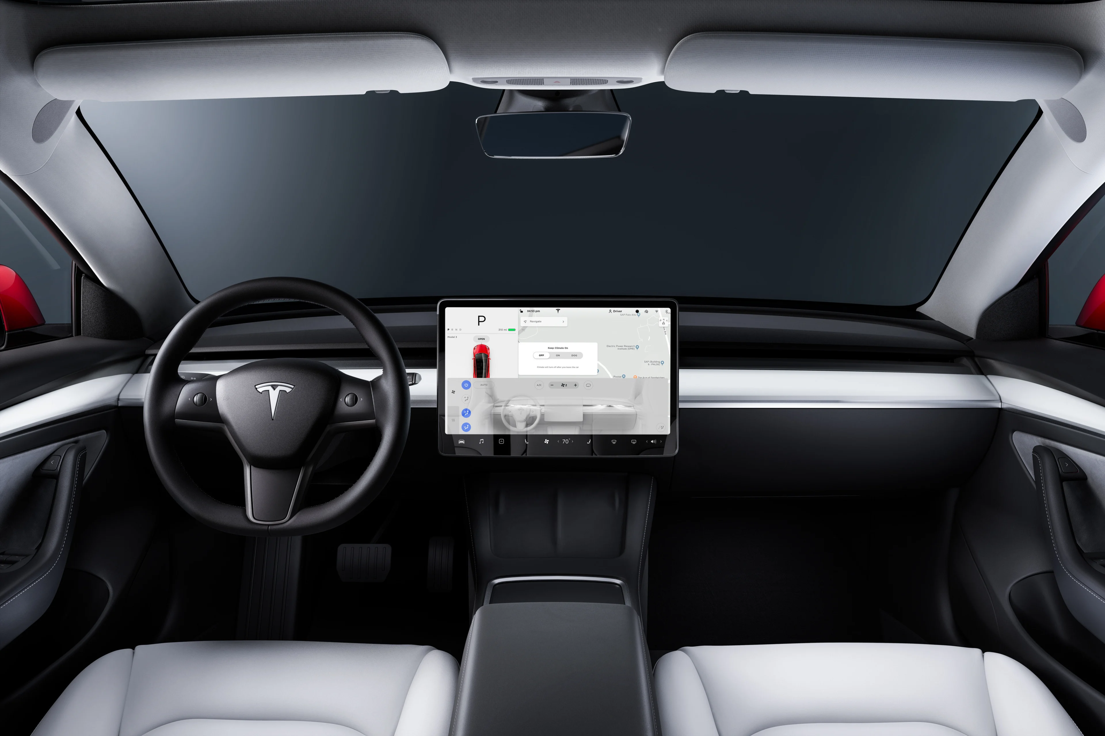 Tesla Model 3 2021 interior