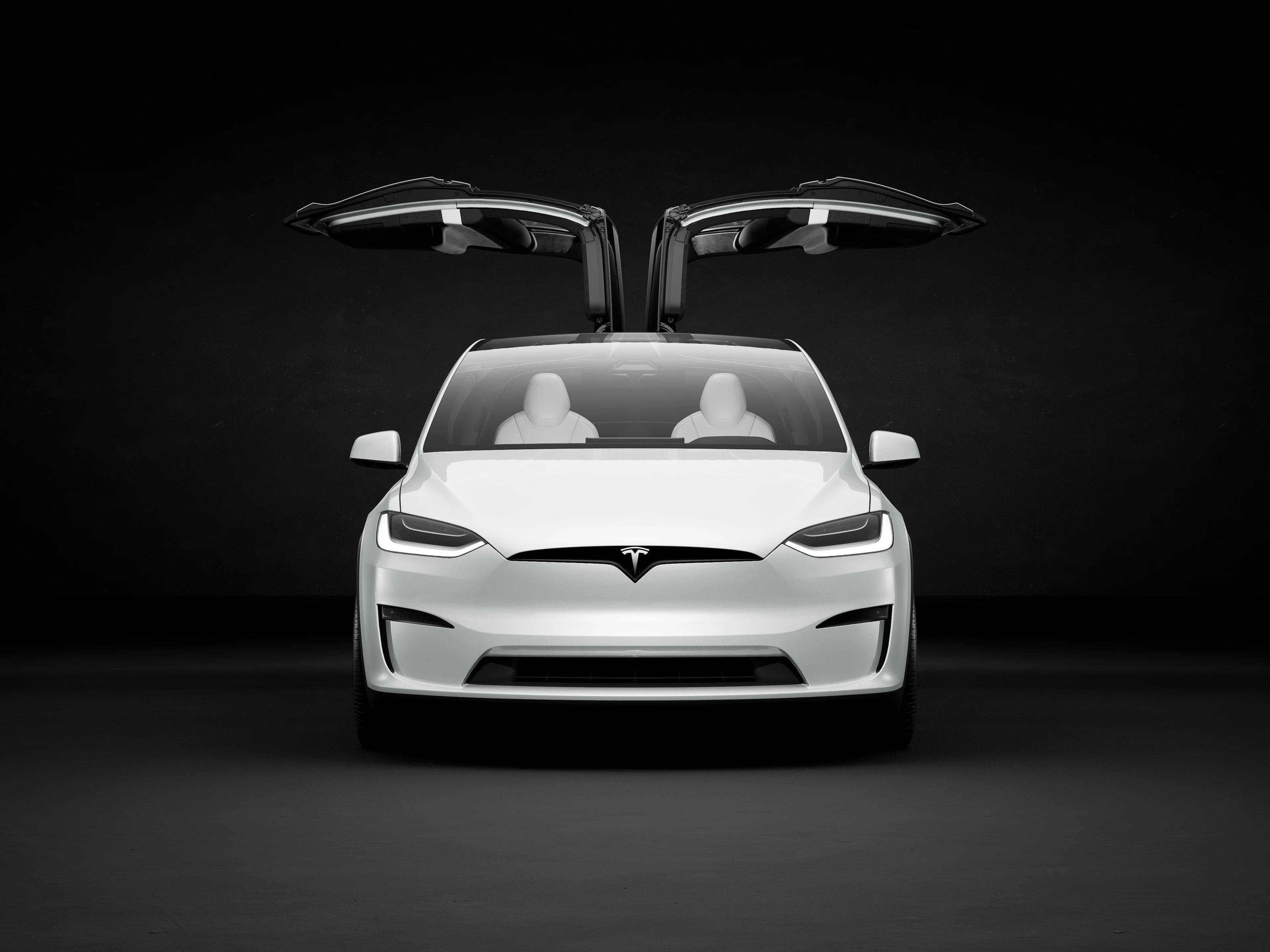 Tesla Model X 2022 open doors