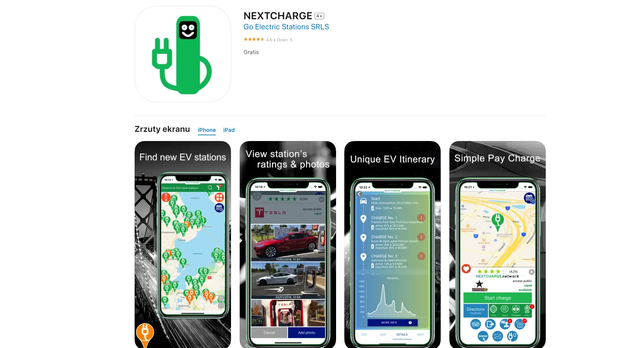 Nextcharge aplikacja