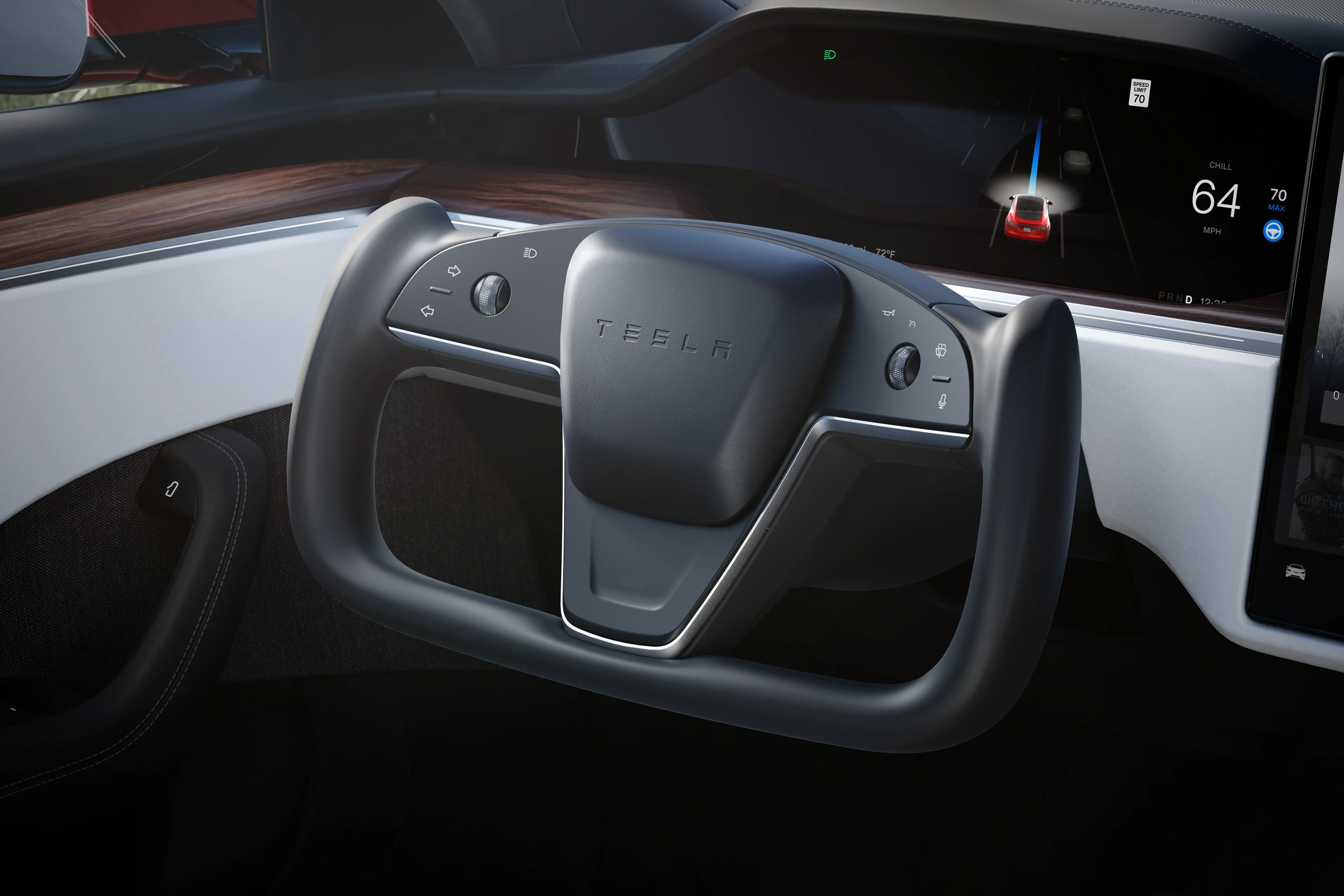 Tesla Model S 2023 yoke