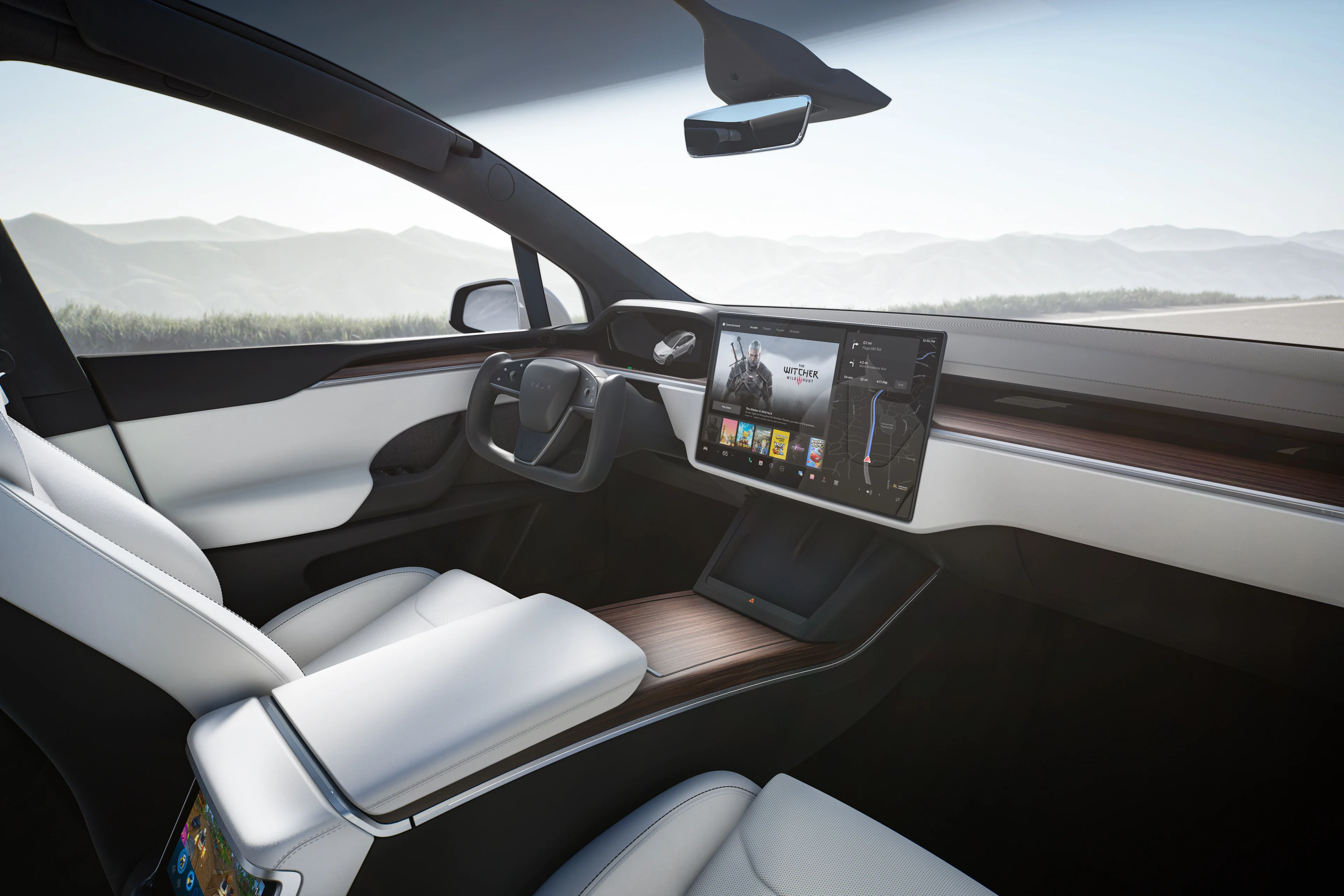 Tesla Model X 2022 screen