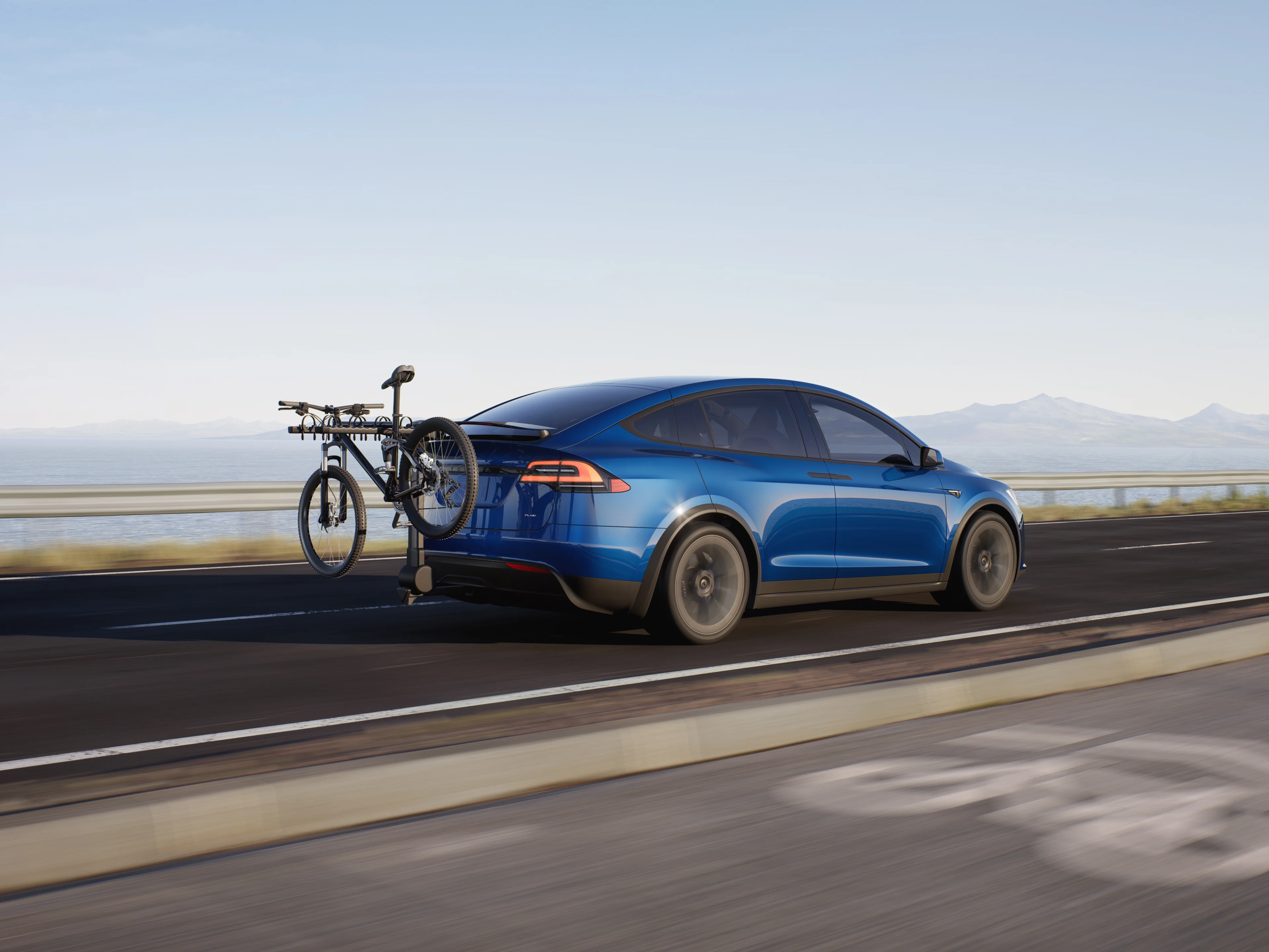 Tesla Model X 2022 rear