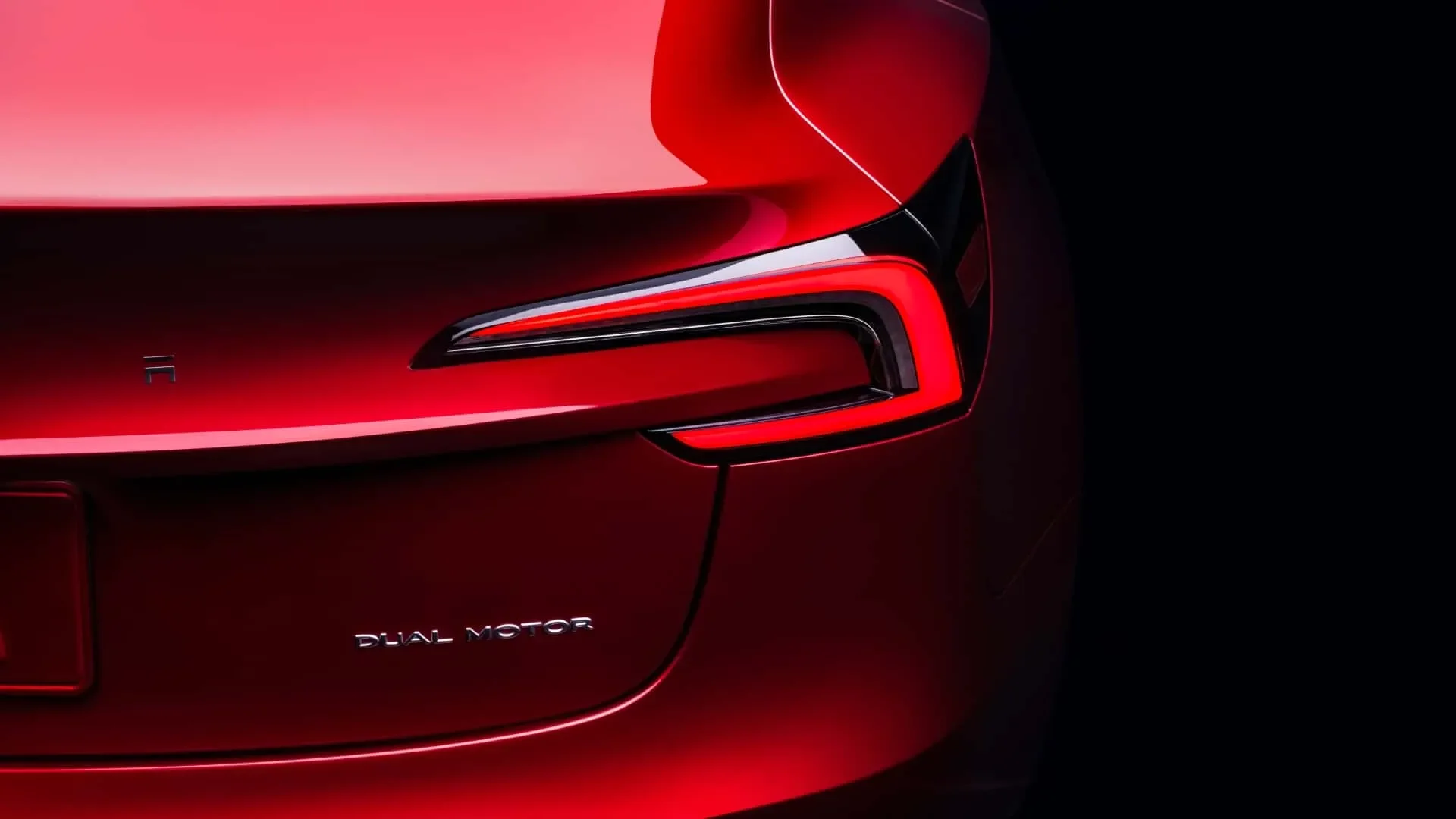 New Tesla Model 3 backlights