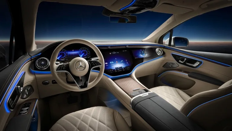 Mercedes EQS SUV 2022 interior