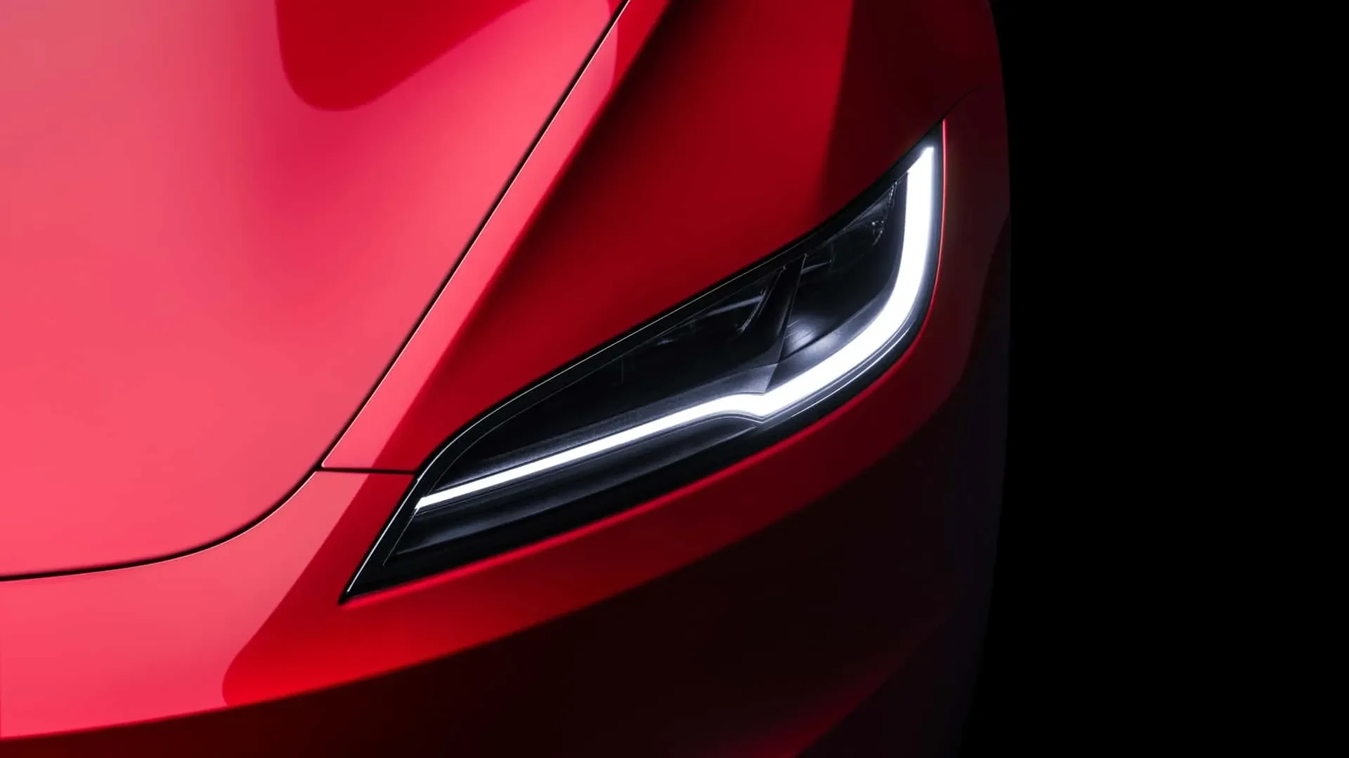 New Tesla Model 3 headlights