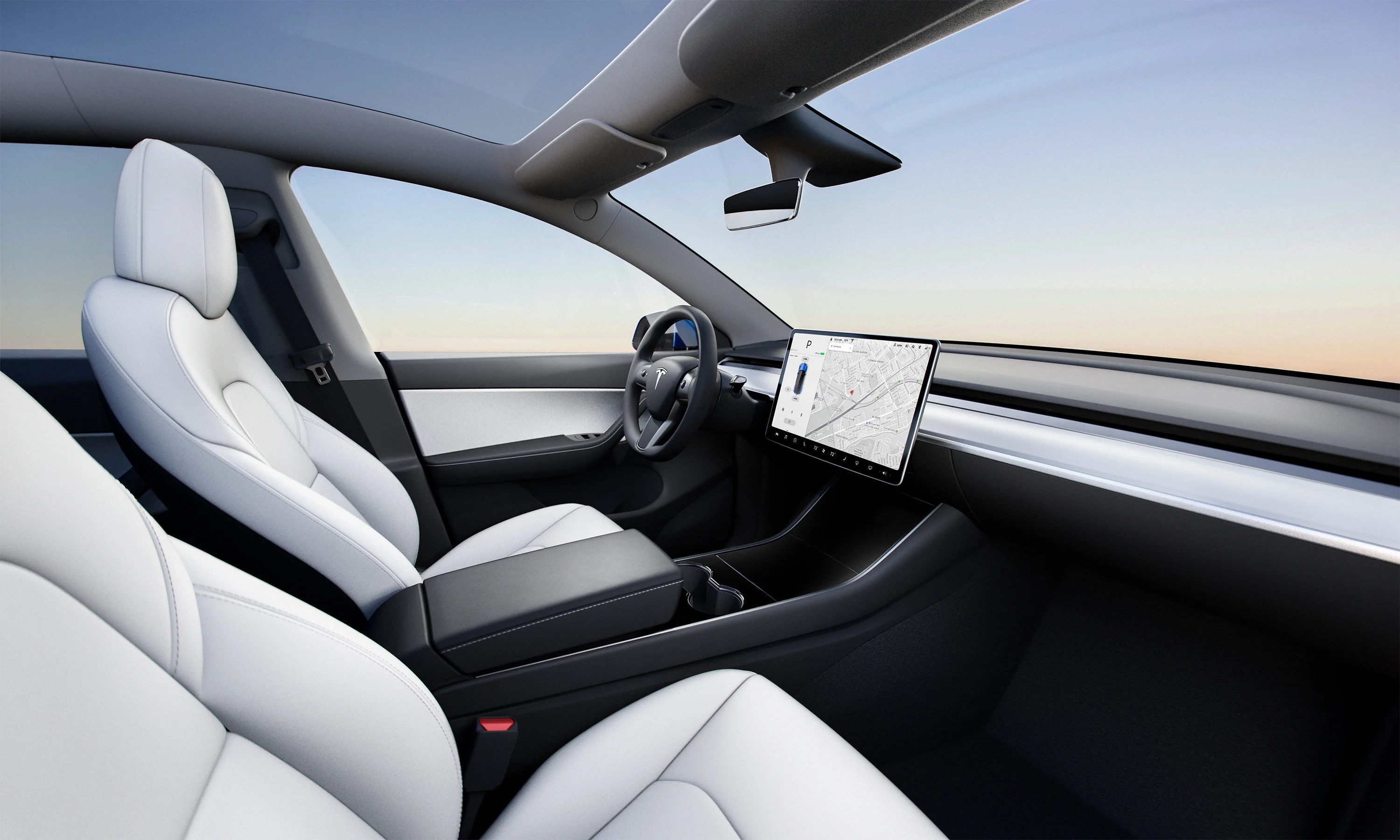 Tesla Model Y 2022 interior