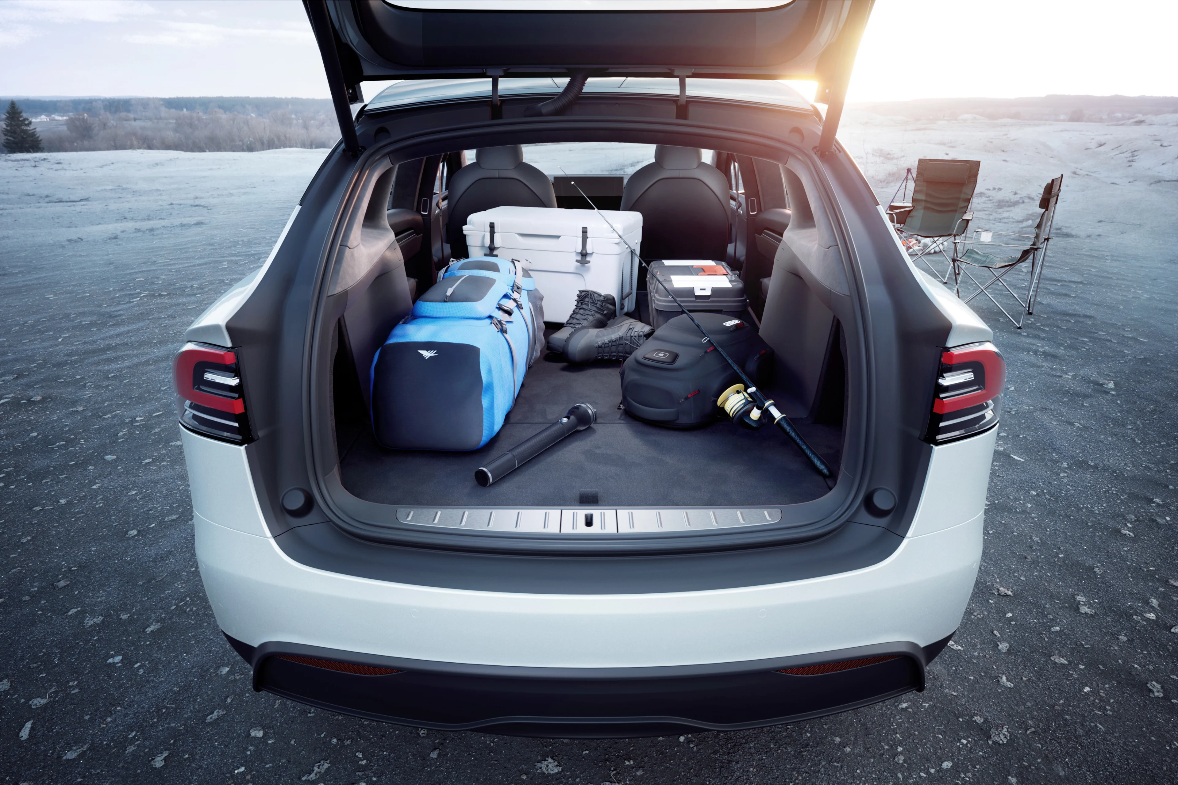 Tesla Model X 2022 bagażnik