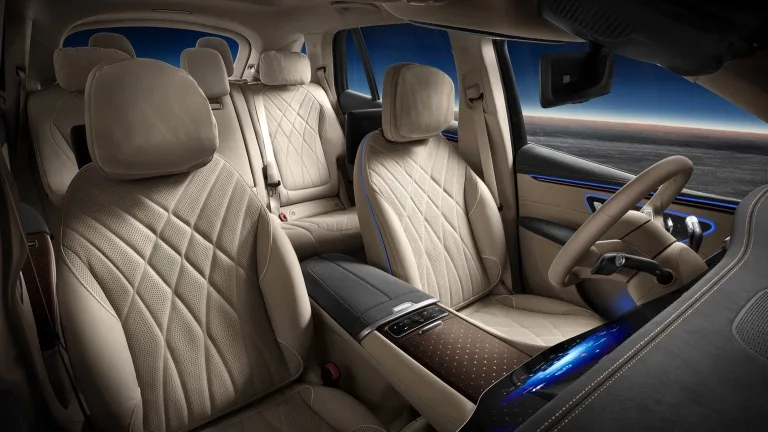 Mercedes EQS SUV 2022 interior