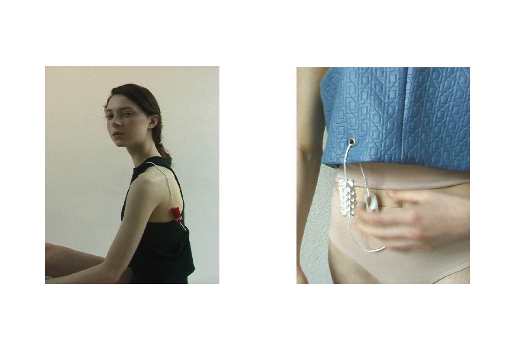 black bodysuit detail