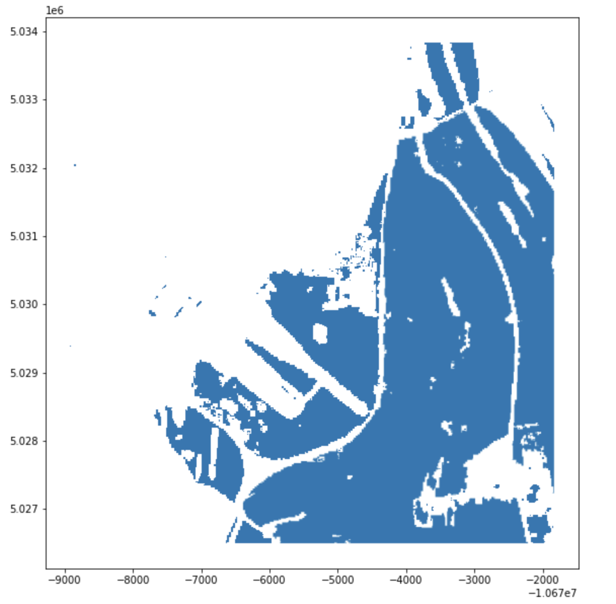 Flooded Area Vectorized