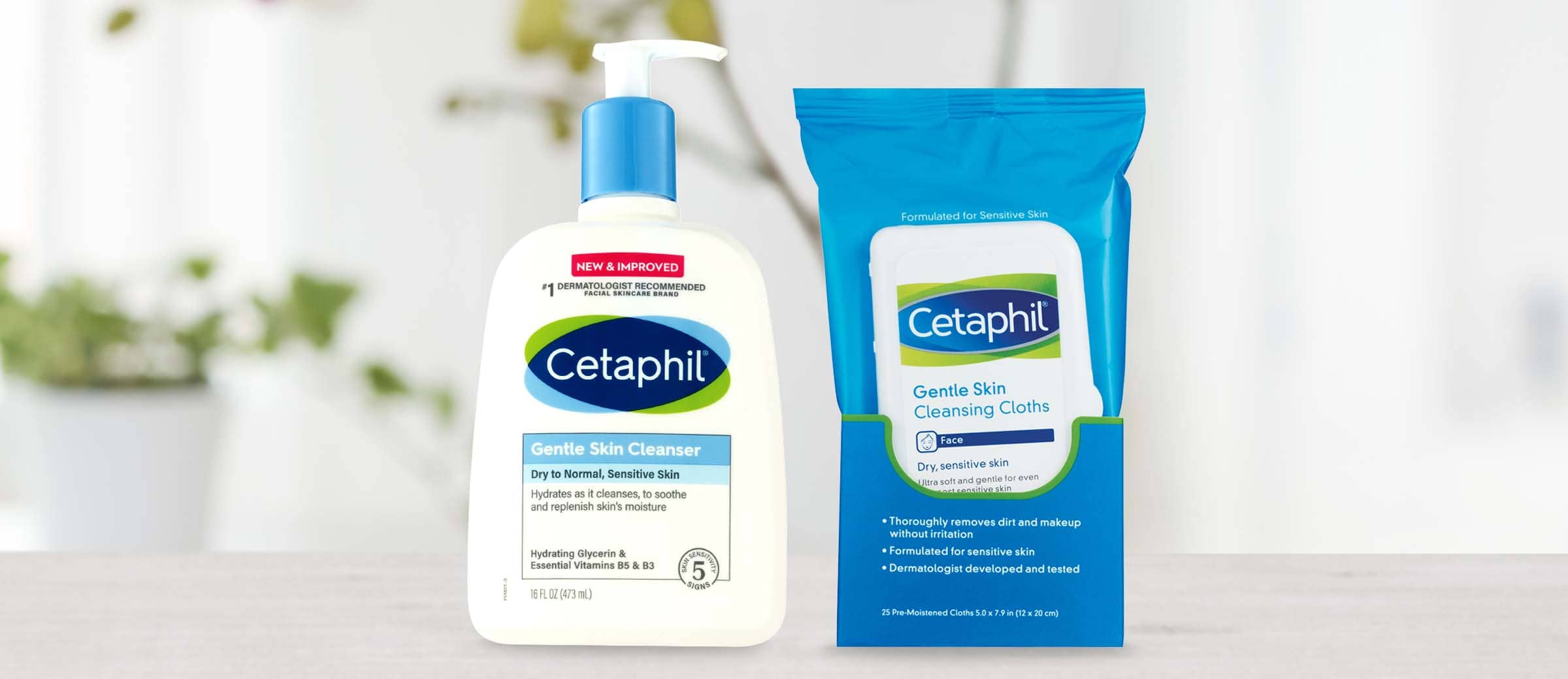 Cetaphil facial care products