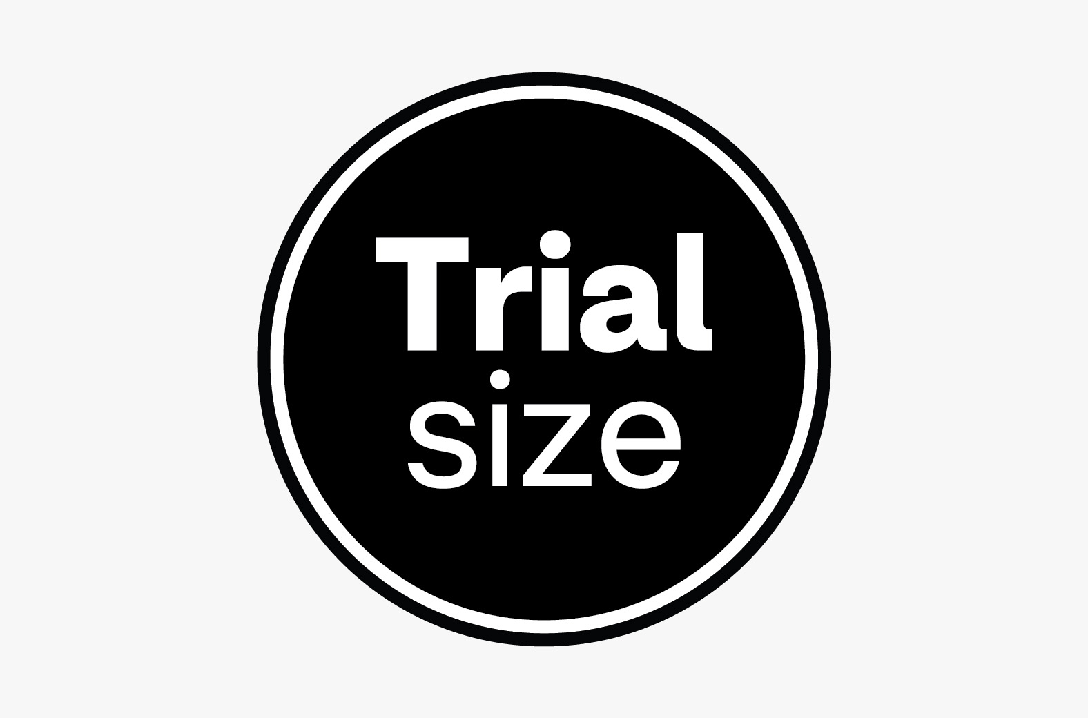 Trial size