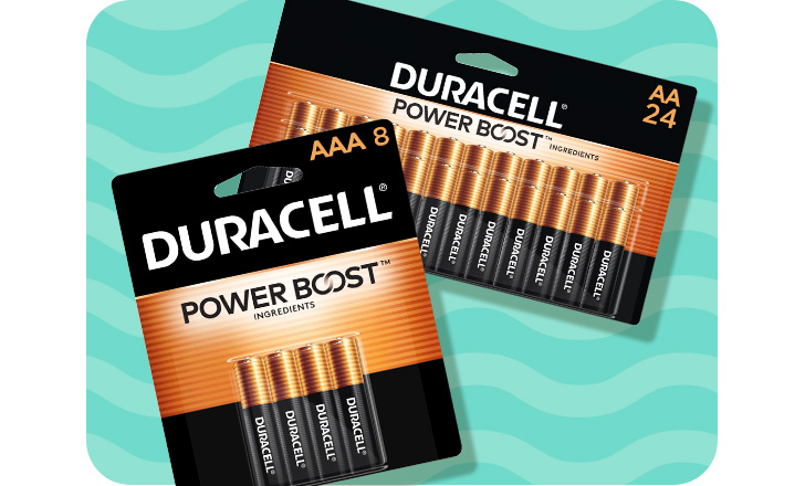 Duracell Power Boost AAA and AA batteries