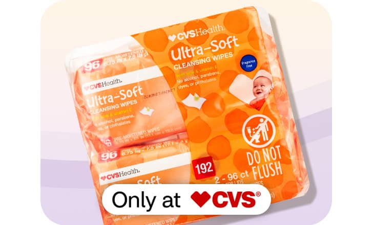 CVS Health Ultra-Soft baby wipes, only at CVS