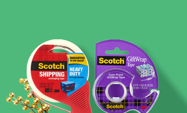 Scotch shipping and gift wrap tape